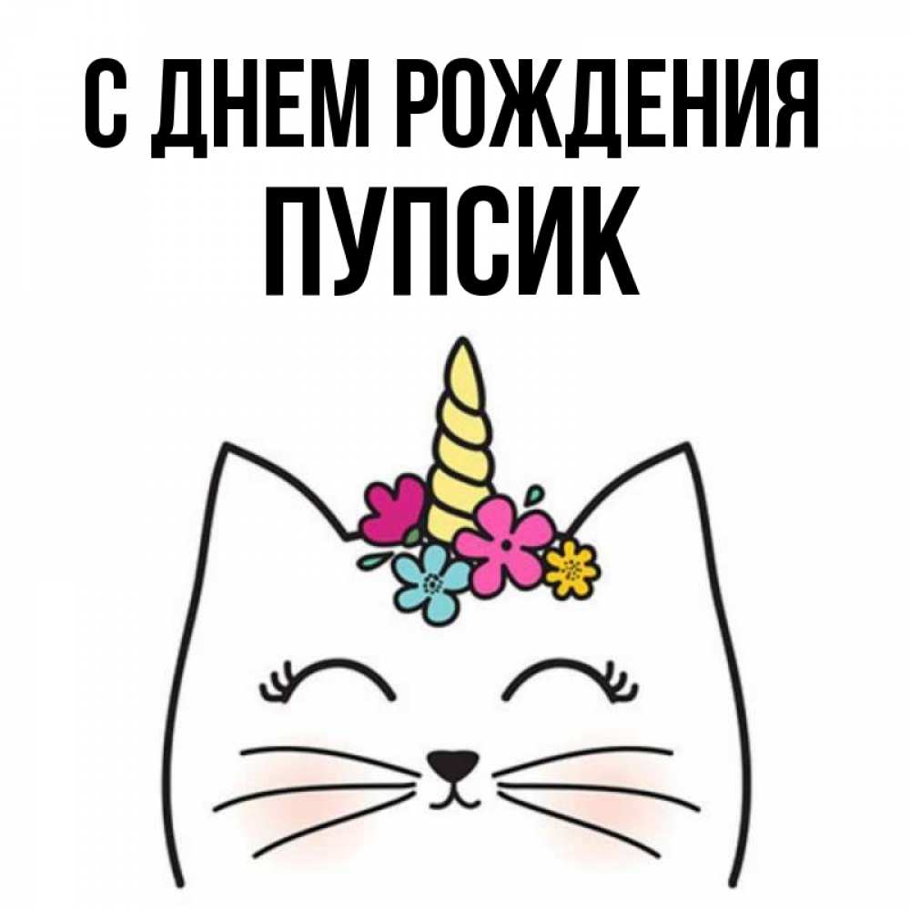С днем рождения пупсик картинки прикольные