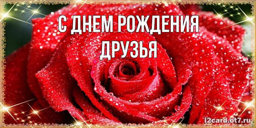 Открытка на каждый день с именем, Друзья С днем рождения роса и роза. открытка с красивой розой Прикольная открытка с пожеланием онлайн скачать бесплатно 