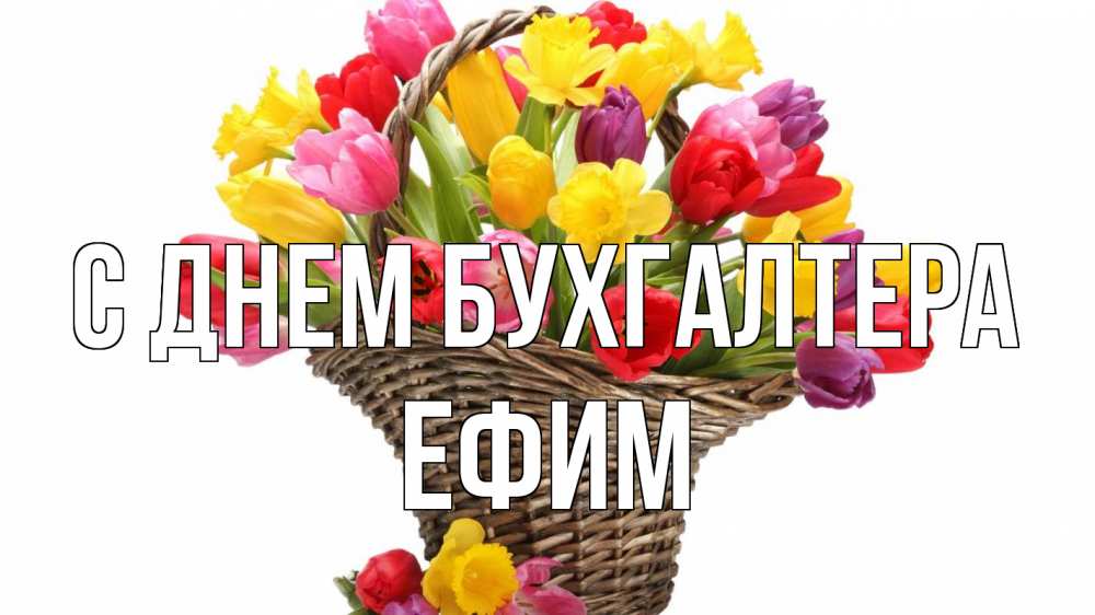 Открытка на каждый день с именем, Ефим С днем бухгалтера с днем бухгалтера Прикольная открытка с пожеланием онлайн скачать бесплатно 
