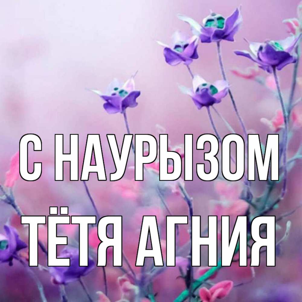 Открытка на каждый день с именем, Тётя-Агния С наурызом международный женский день 2 Прикольная открытка с пожеланием онлайн скачать бесплатно 