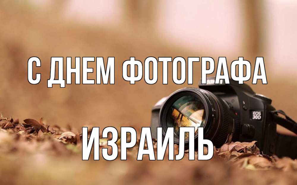 День фотографа открытка