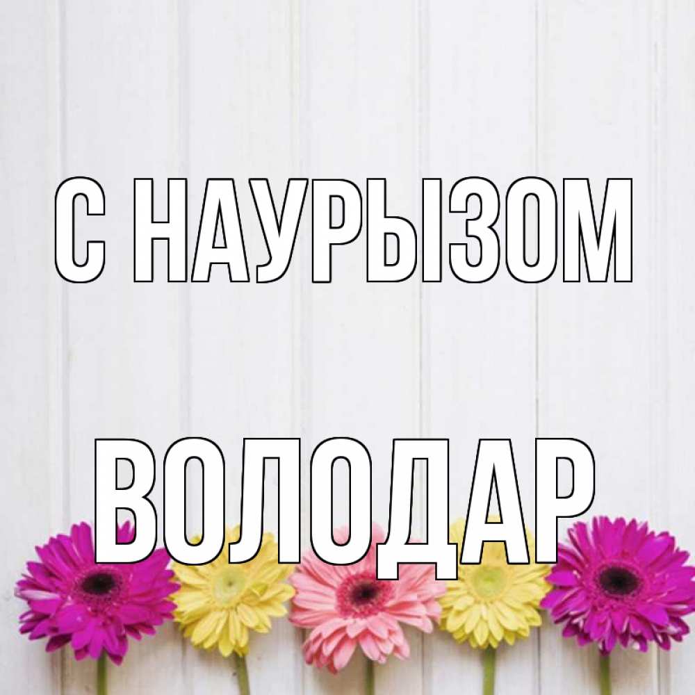 Открытка на каждый день с именем, Володар С наурызом женщинам 1 Прикольная открытка с пожеланием онлайн скачать бесплатно 