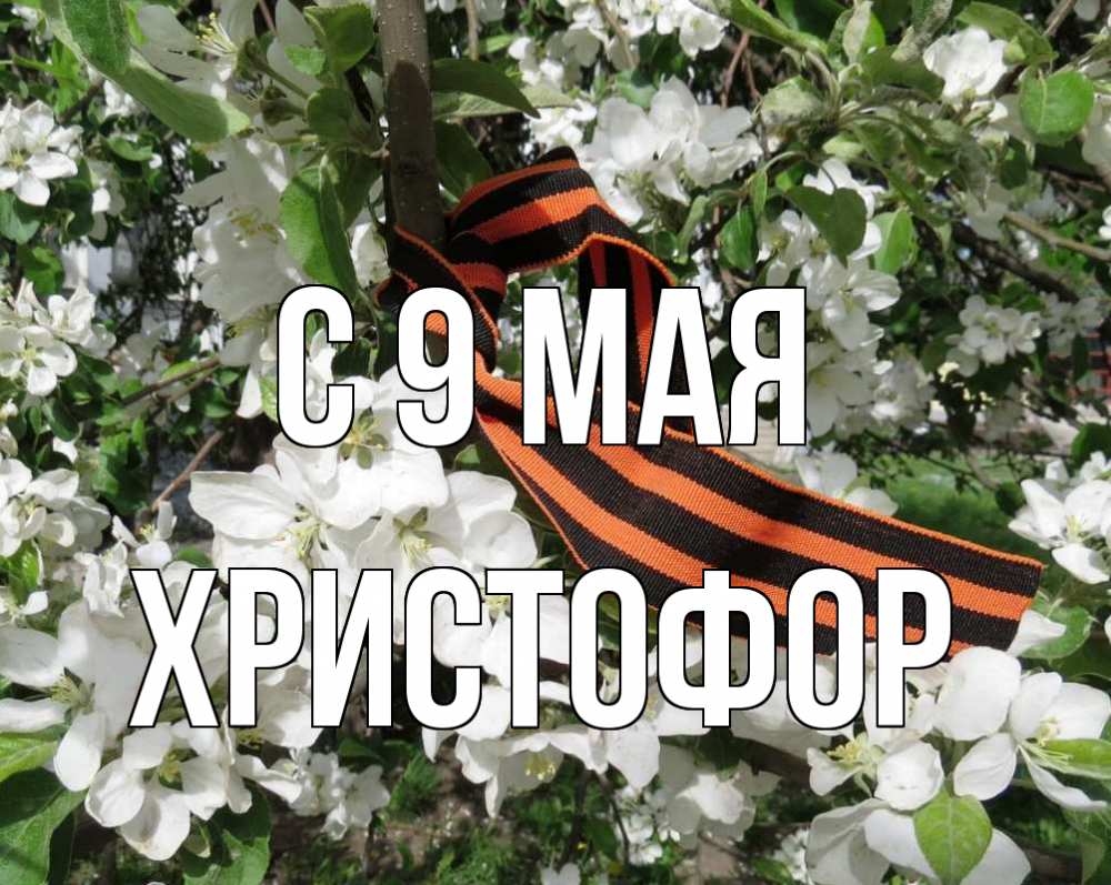 Открытка на каждый день с именем, Христофор С 9 мая 9 мая Прикольная открытка с пожеланием онлайн скачать бесплатно 