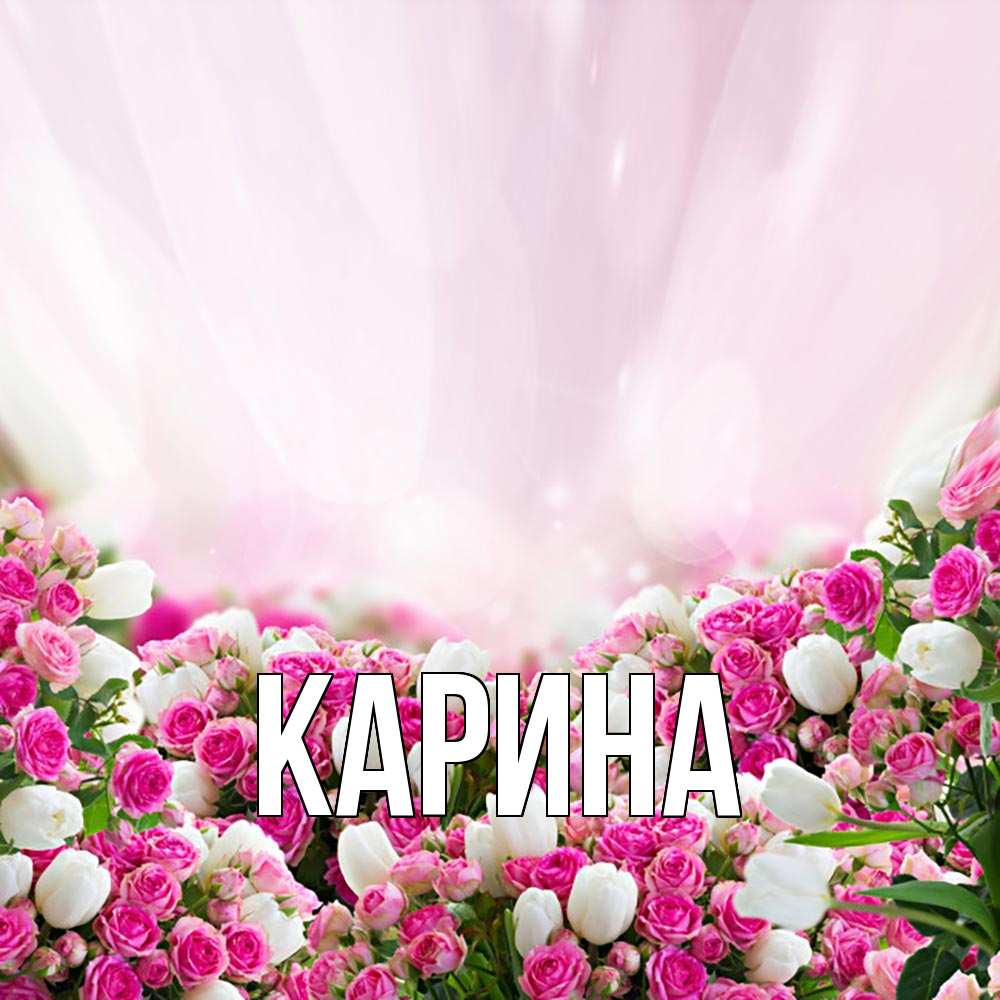 Открытка на каждый день с именем, Карина Главная под снегом Прикольная открытка с пожеланием онлайн скачать бесплатно 