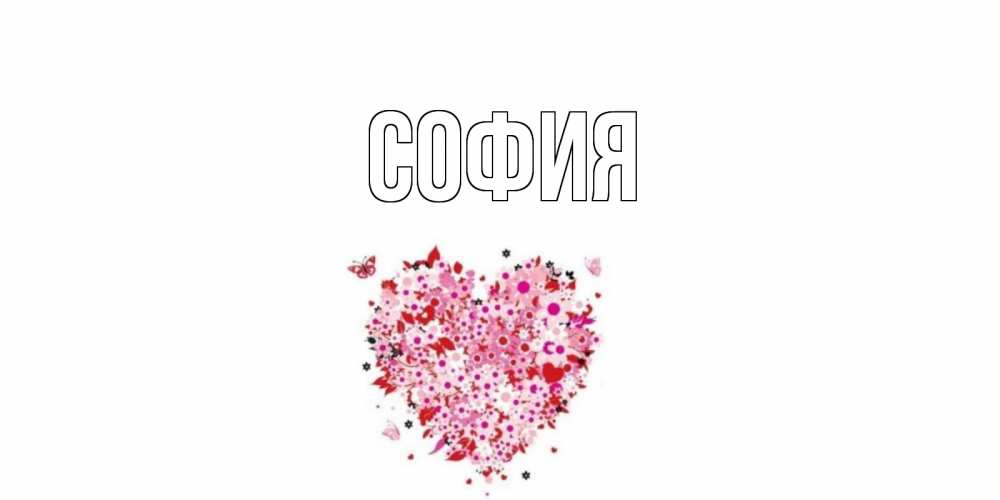 Открытка на каждый день с именем, София Главная день всех влюбленных пора дарить валентинку девушке Прикольная открытка с пожеланием онлайн скачать бесплатно 