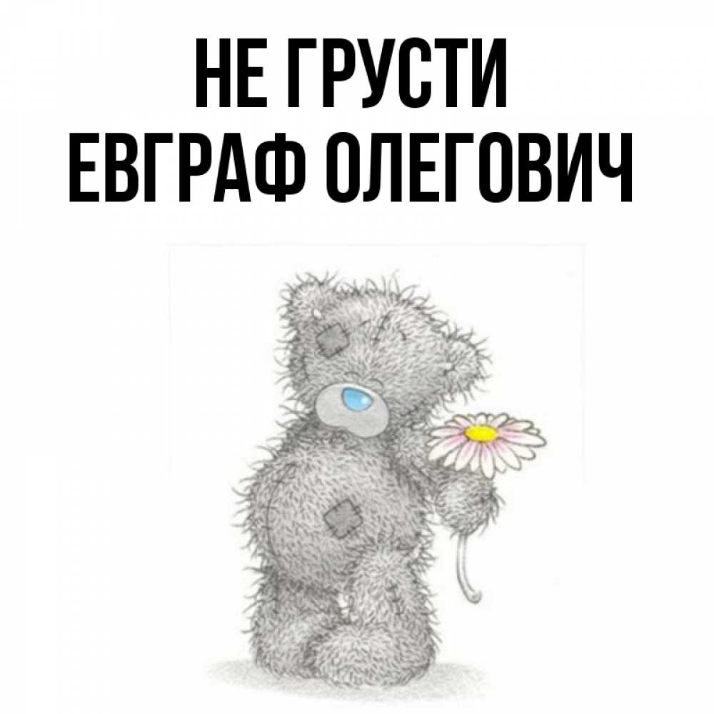 Картинка мишка не грусти