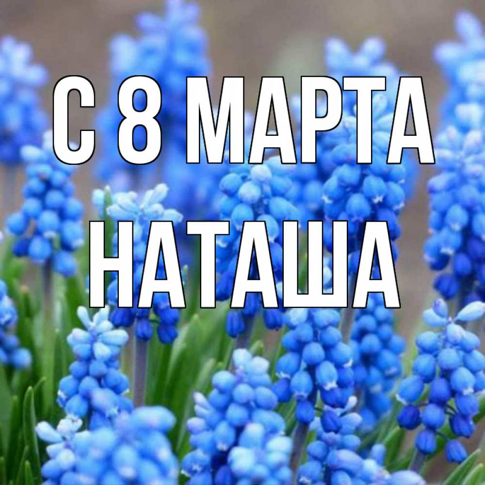 Картинка С 8 МАРТА, наташа