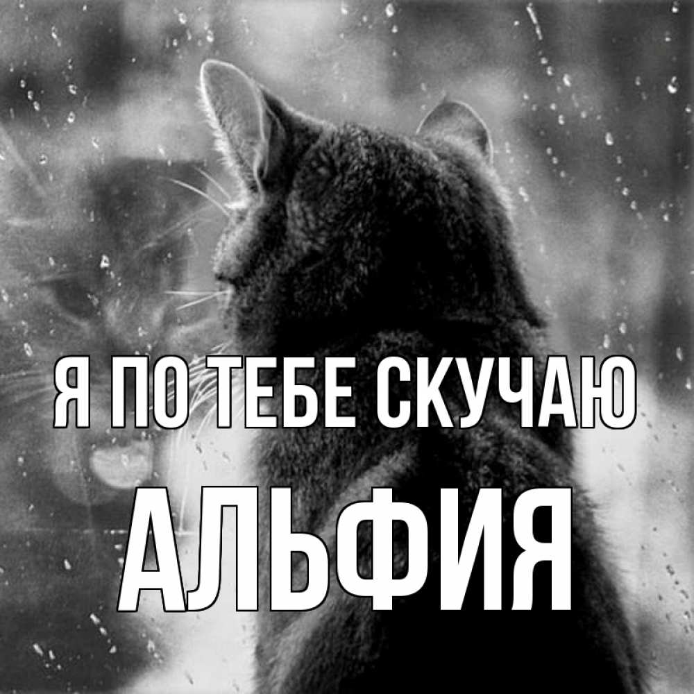 Открытка на каждый день с именем, Альфия Я по тебе скучаю скорее ко мне приходи 1 Прикольная открытка с пожеланием онлайн скачать бесплатно 