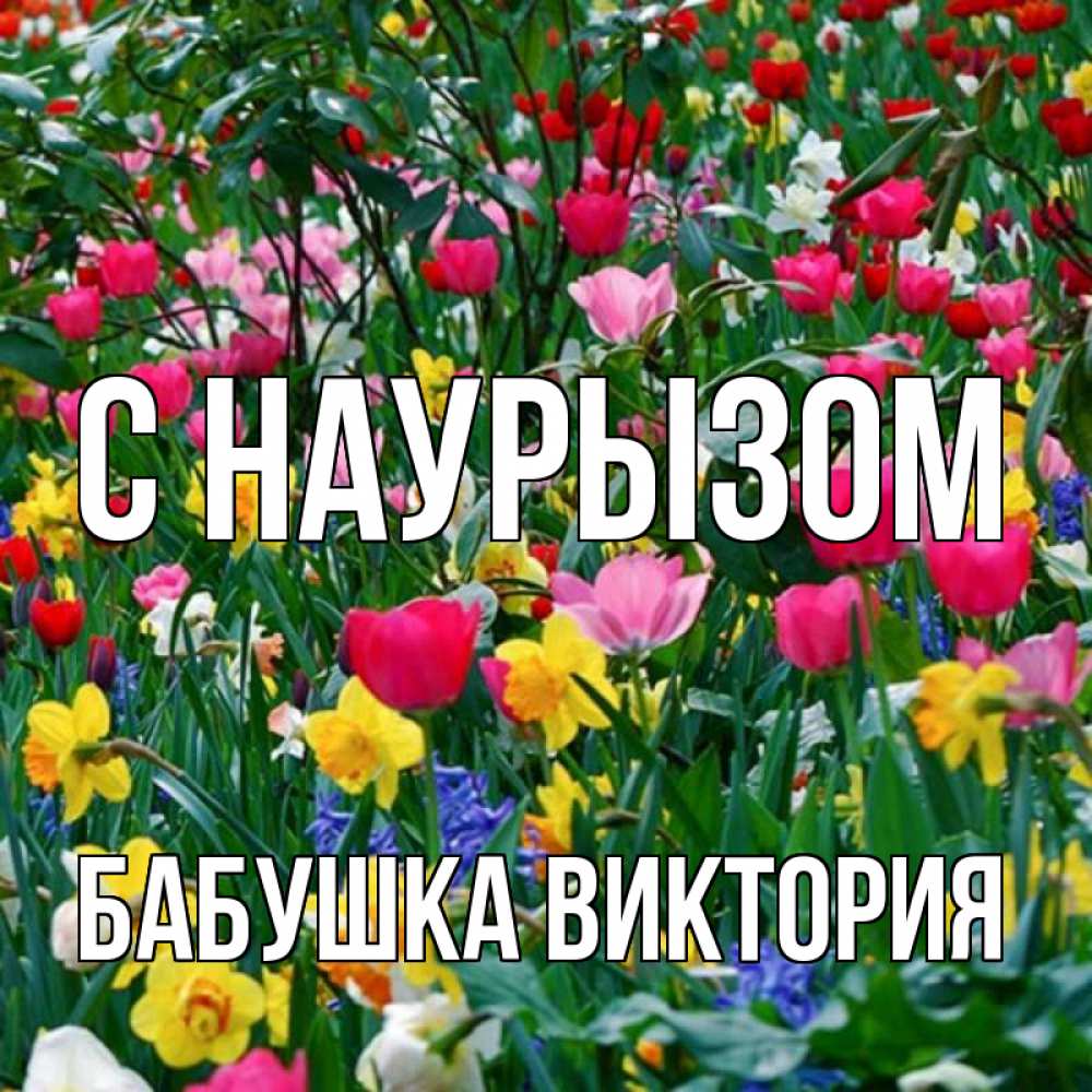 Открытка на каждый день с именем, Бабушка-Виктория С наурызом с наурызом праздником весны поздравления для женщины Прикольная открытка с пожеланием онлайн скачать бесплатно 
