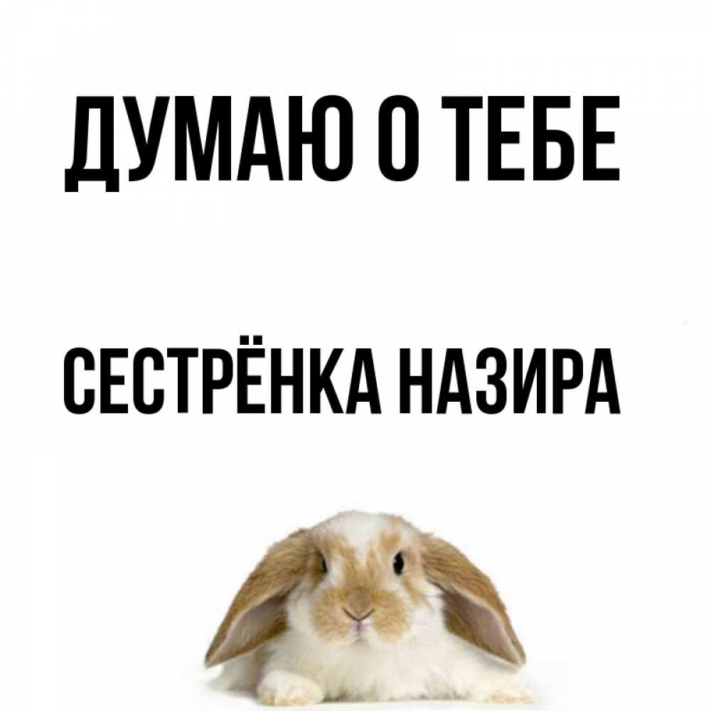 Открытка на каждый день с именем, Сестрёнка-Назира Думаю о тебе подписать своими руками онлайн Прикольная открытка с пожеланием онлайн скачать бесплатно 