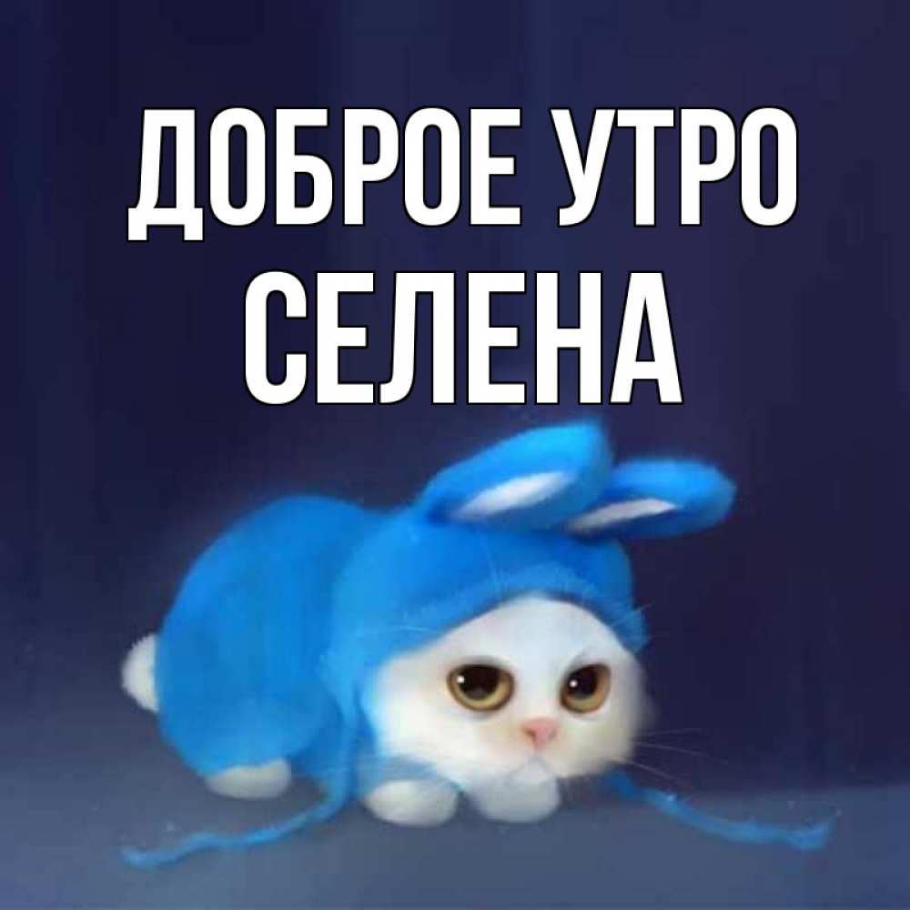 Открытка на каждый день с именем, Селена Доброе утро открытки красивые скачать бесплатно Прикольная открытка с пожеланием онлайн скачать бесплатно 