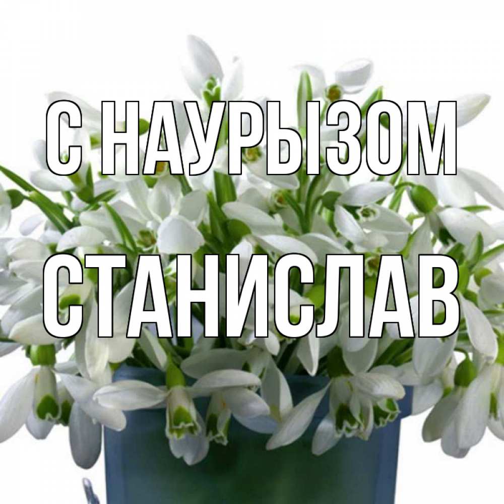 Открытка на каждый день с именем, Станислав С наурызом цветы к наурызу новый год в Казахстане Прикольная открытка с пожеланием онлайн скачать бесплатно 