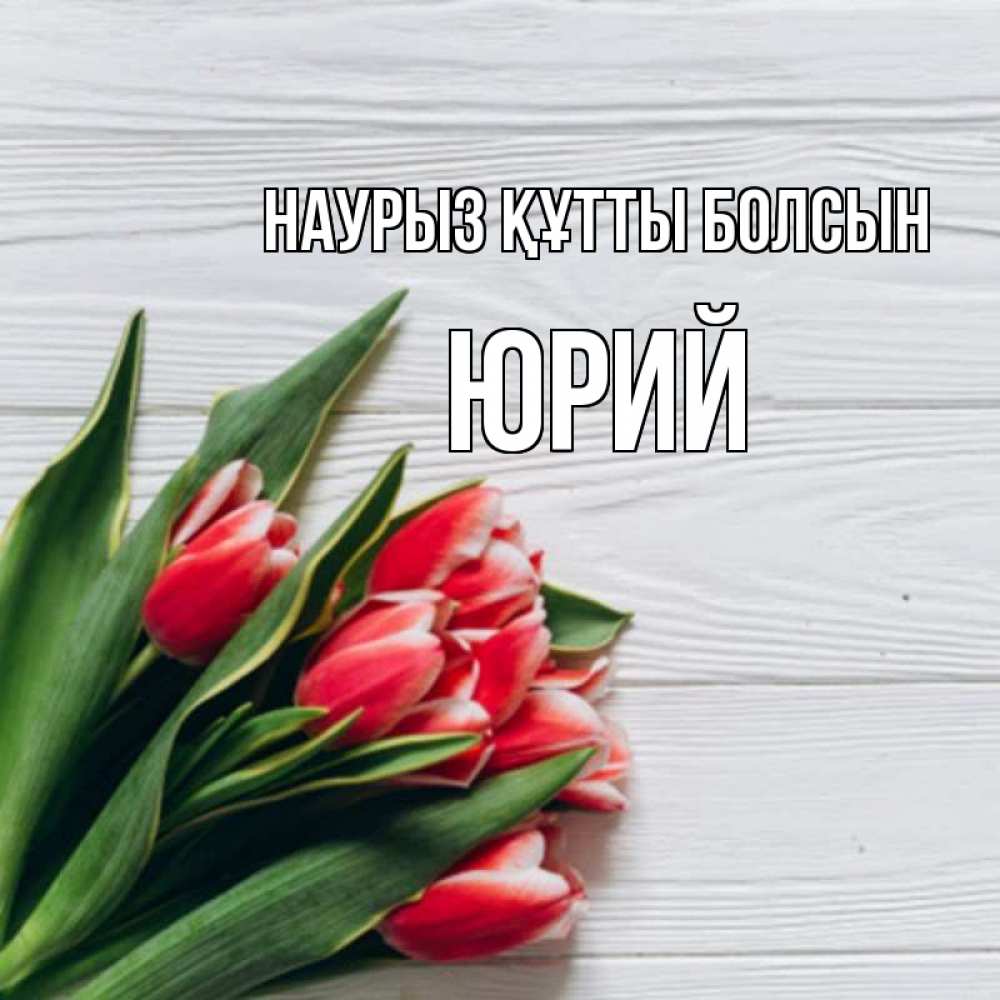 Открытка на каждый день с именем, Юрий Наурыз құтты болсын весна 2 Прикольная открытка с пожеланием онлайн скачать бесплатно 
