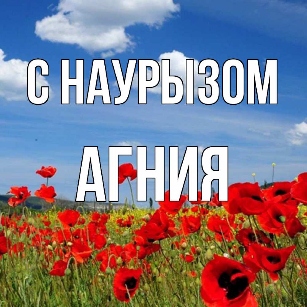 Открытка на каждый день с именем, Агния С наурызом праздник весны наурыз очень красивая картинка Прикольная открытка с пожеланием онлайн скачать бесплатно 