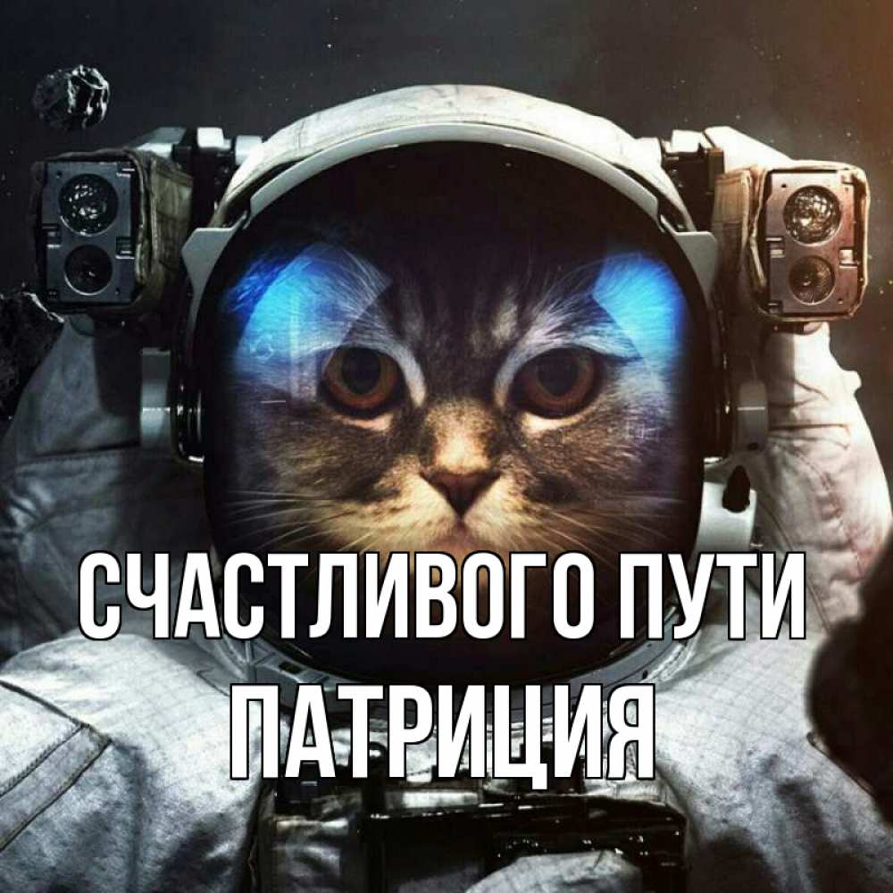 Открытка на каждый день с именем, Патриция Счастливого пути желает удачно добраться Прикольная открытка с пожеланием онлайн скачать бесплатно 