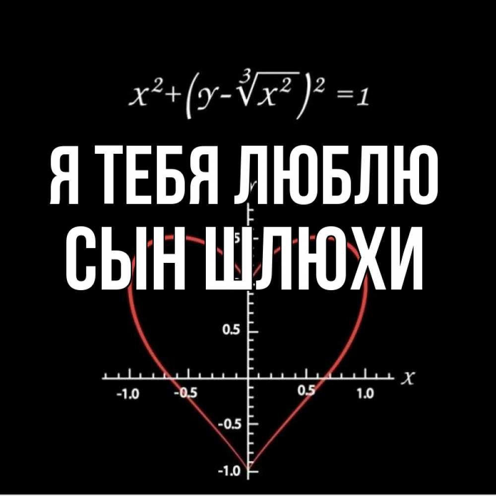 Открытка на каждый день с именем, Сын-шлюхи Я тебя люблю сердечная формула Прикольная открытка с пожеланием онлайн скачать бесплатно 