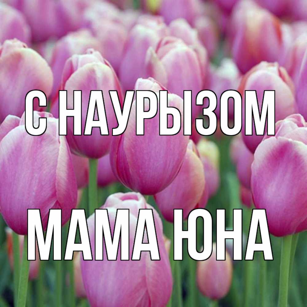 Открытка на каждый день с именем, Мама-Юна С наурызом праздник весны наурыз 69 Прикольная открытка с пожеланием онлайн скачать бесплатно 