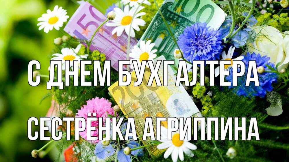 Открытка на каждый день с именем, Сестрёнка-Агриппина С днем бухгалтера с днем бухгалтера Прикольная открытка с пожеланием онлайн скачать бесплатно 