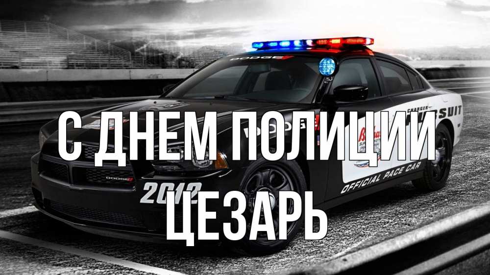 Открытка на каждый день с именем, Цезарь С днем полиции полиция Прикольная открытка с пожеланием онлайн скачать бесплатно 