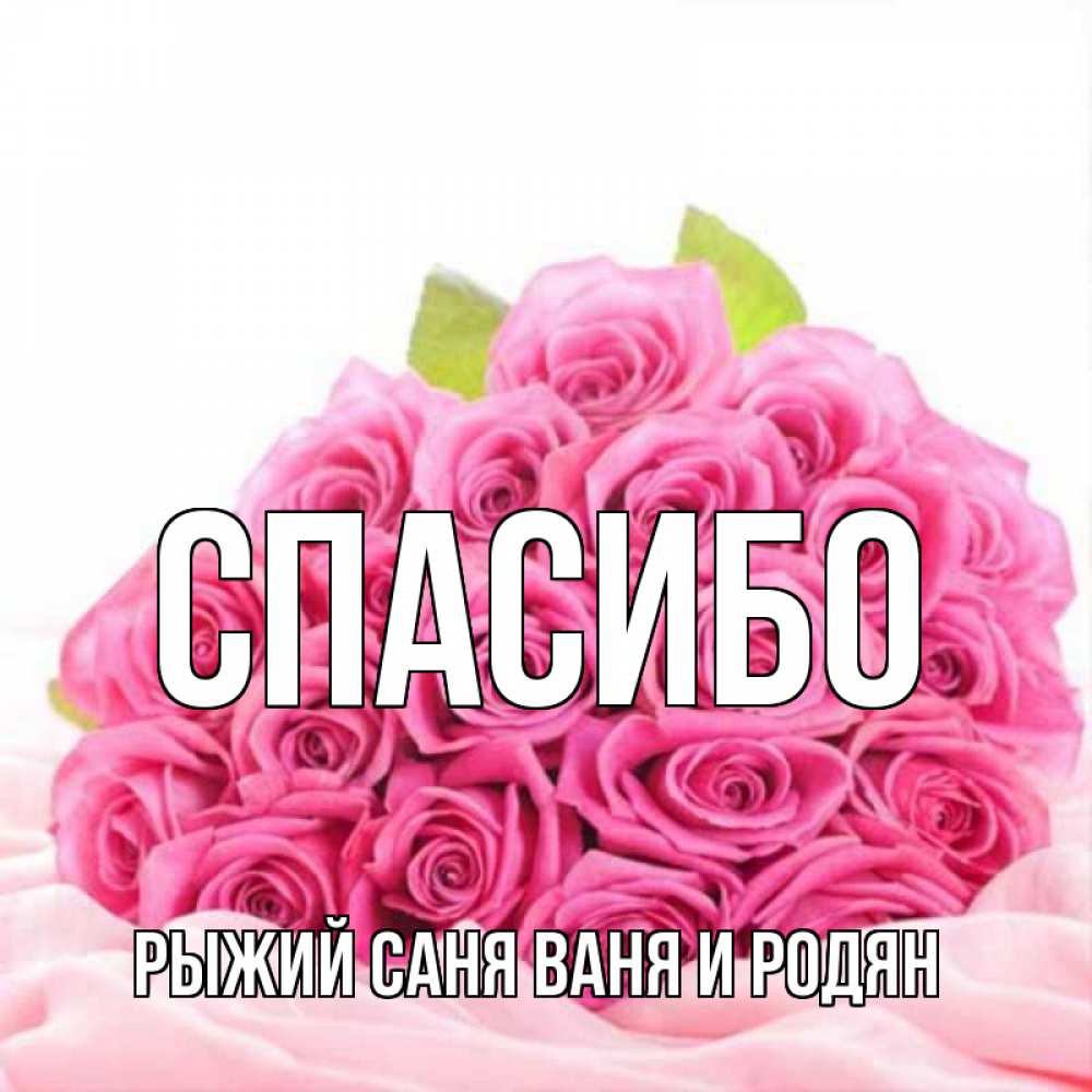 Спасибо ваня картинка