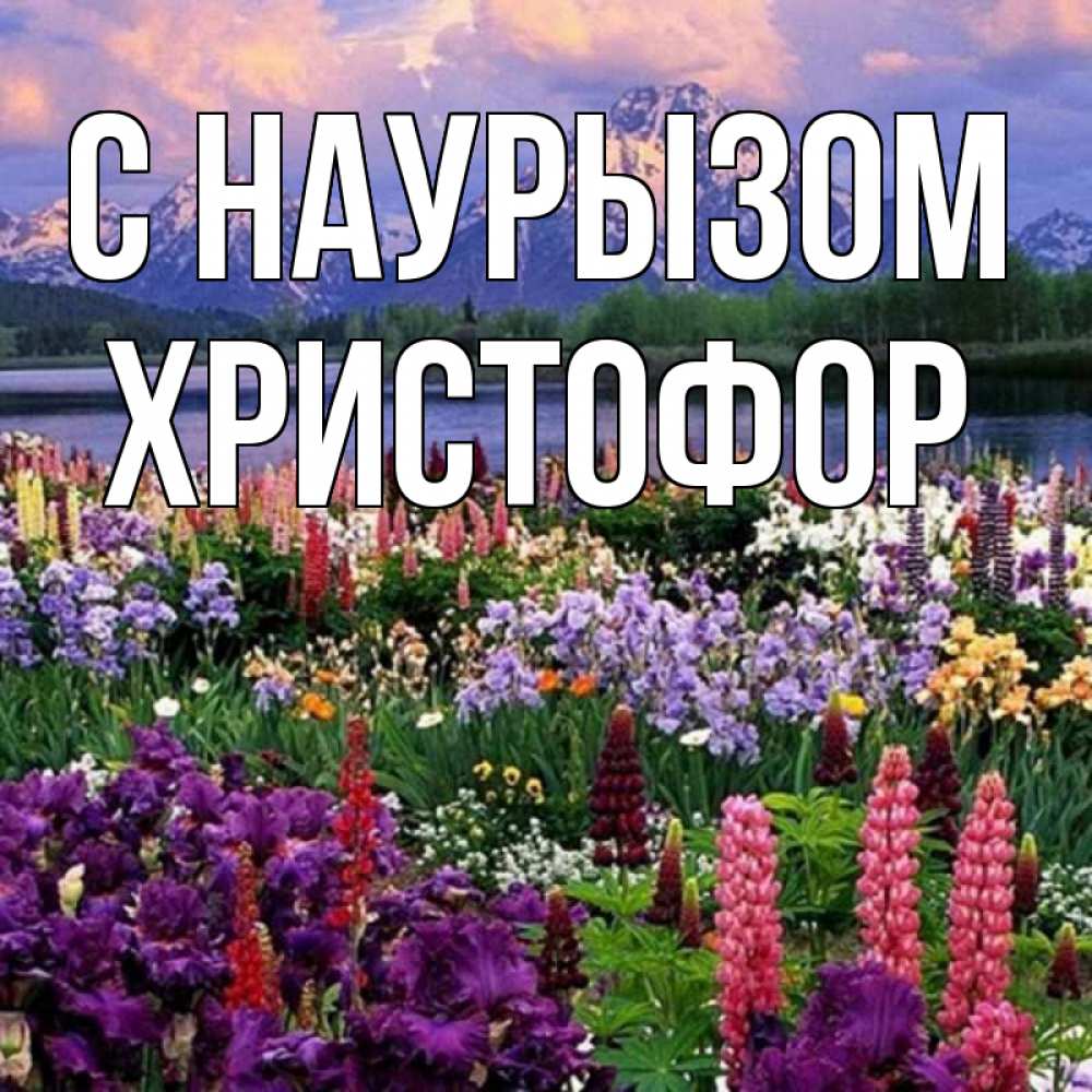 Открытка на каждый день с именем, Христофор С наурызом праздник весны наурыз Прикольная открытка с пожеланием онлайн скачать бесплатно 