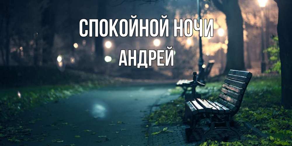 Открытка на каждый день с именем, Андрей Спокойной ночи открытка для пожелания сладких снов Прикольная открытка с пожеланием онлайн скачать бесплатно 