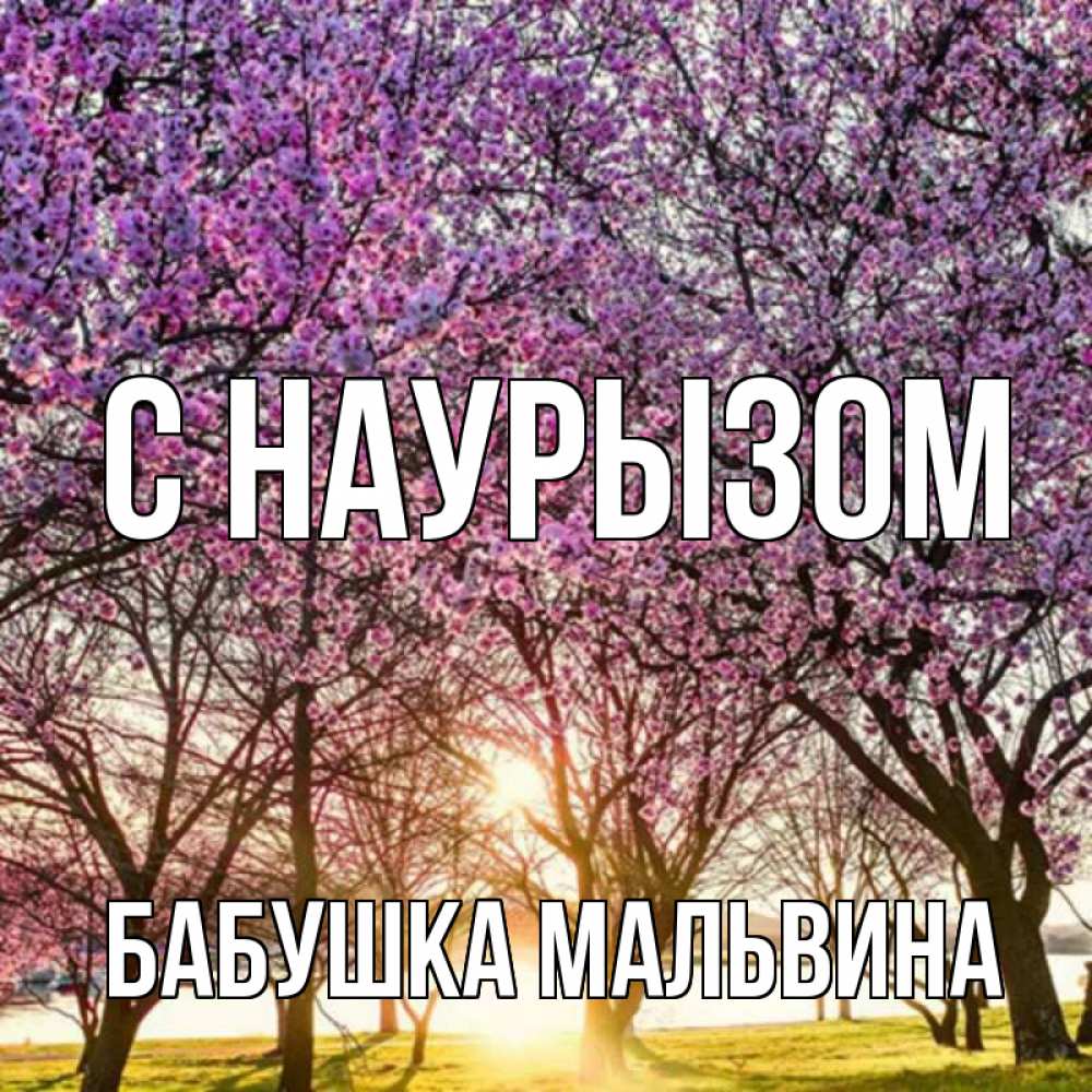 Открытка на каждый день с именем, Бабушка-Мальвина С наурызом праздник весны наурыз Прикольная открытка с пожеланием онлайн скачать бесплатно 