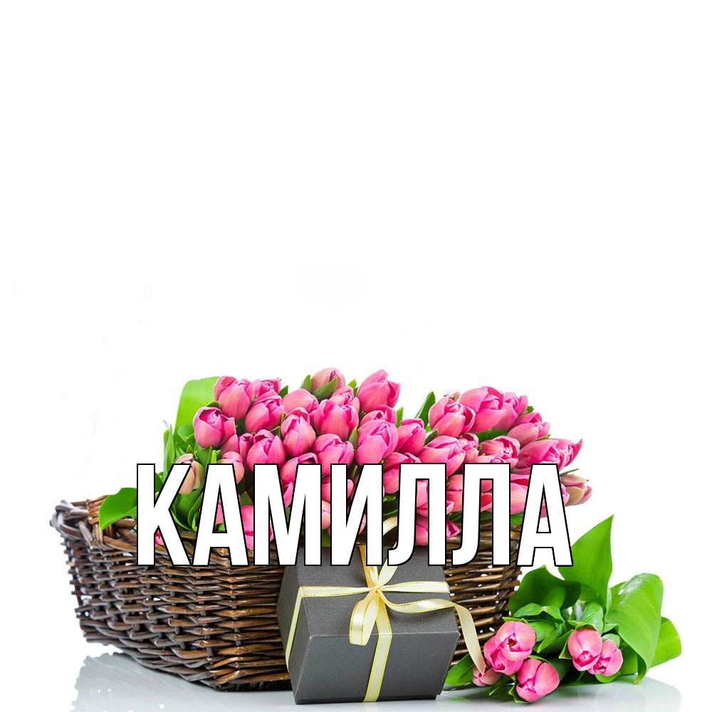 Открытка с именем, Камилла, 