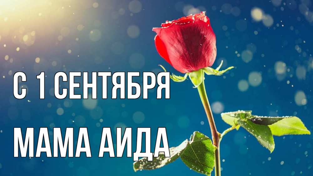 Открытка на каждый день с именем, Мама-Аида С 1 сентября с днем знаний Прикольная открытка с пожеланием онлайн скачать бесплатно 