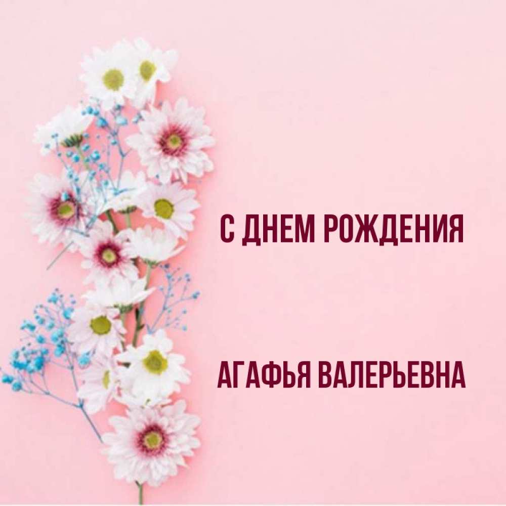 С днем рождения агафья картинки