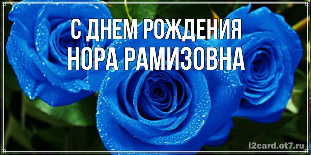 Картинка С днем рождения, Нора Рамизовна