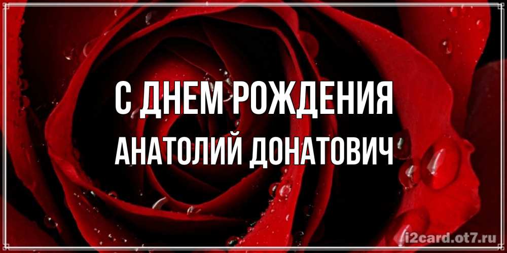 Картинка С днем рождения, Анатолий Донатович