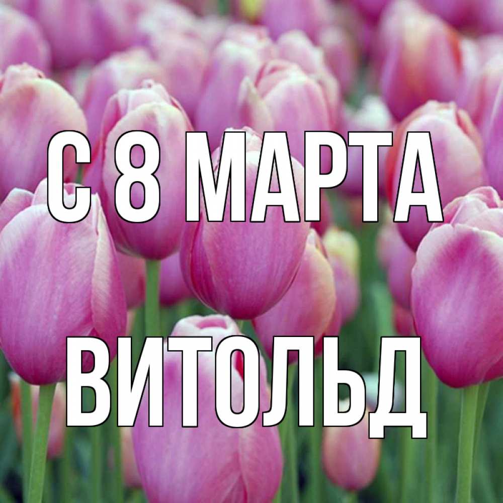 Картинка С 8 МАРТА, Витольд