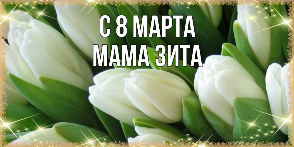 Открытка на каждый день с именем, Мама-Зита С 8 МАРТА поздравляем с 8 марта Прикольная открытка с пожеланием онлайн скачать бесплатно 