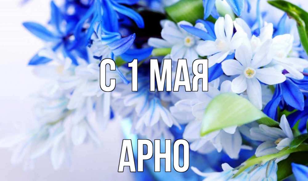 Открытка на каждый день с именем, Арно С 1 мая С 1 мая Прикольная открытка с пожеланием онлайн скачать бесплатно 