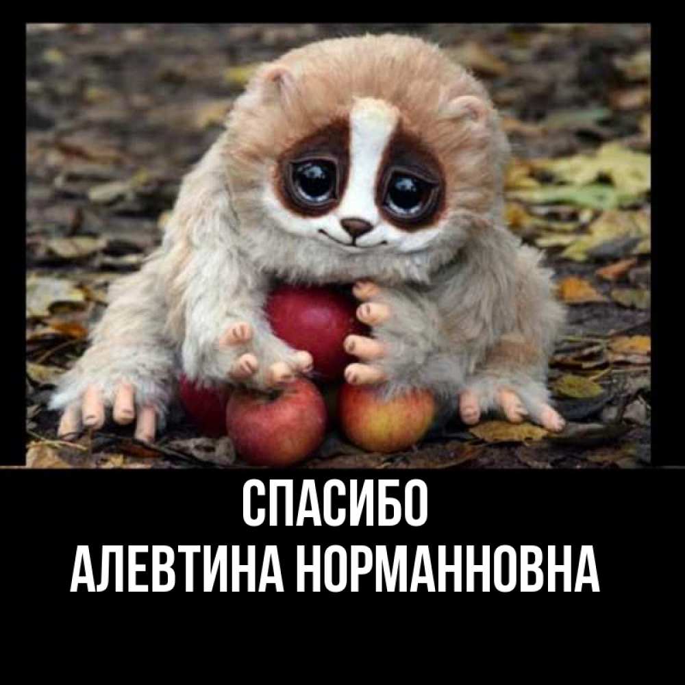 Открытка с именем, Алевтина Норманновна, Спасибо