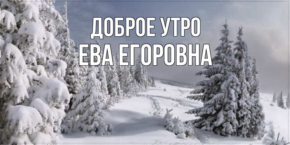 Открытка на каждый день с именем, Ева-Егоровна Доброе утро пасмурное утро Прикольная открытка с пожеланием онлайн скачать бесплатно 