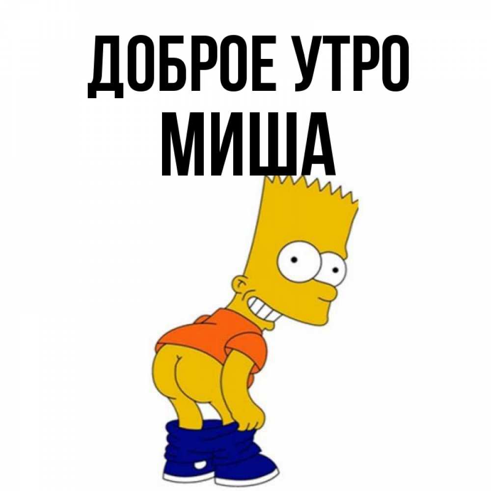 доброе утро миша картинки