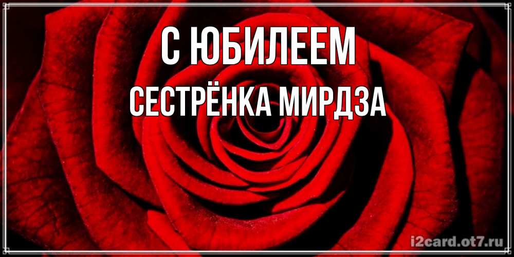 Открытка на каждый день с именем, Сестрёнка-Мирдза С юбилеем алая роза Прикольная открытка с пожеланием онлайн скачать бесплатно 
