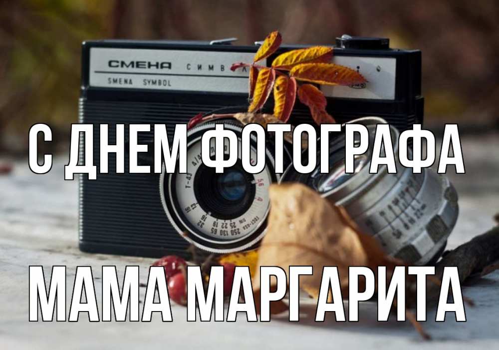 Открытка на каждый день с именем, Мама-Маргарита С днем фотографа с днем фотографа Прикольная открытка с пожеланием онлайн скачать бесплатно 