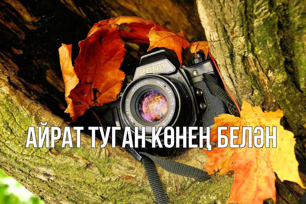 Открытка на каждый день с именем, Айрат-туган-көнең-белән Главная с днем фотографа 1 Прикольная открытка с пожеланием онлайн скачать бесплатно 