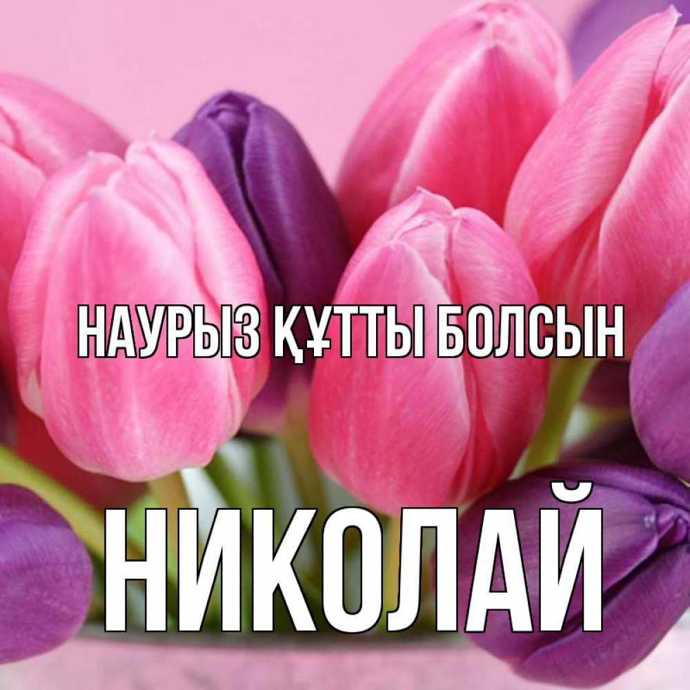 Открытка на каждый день с именем, Николай Наурыз құтты болсын маме 1 Прикольная открытка с пожеланием онлайн скачать бесплатно 