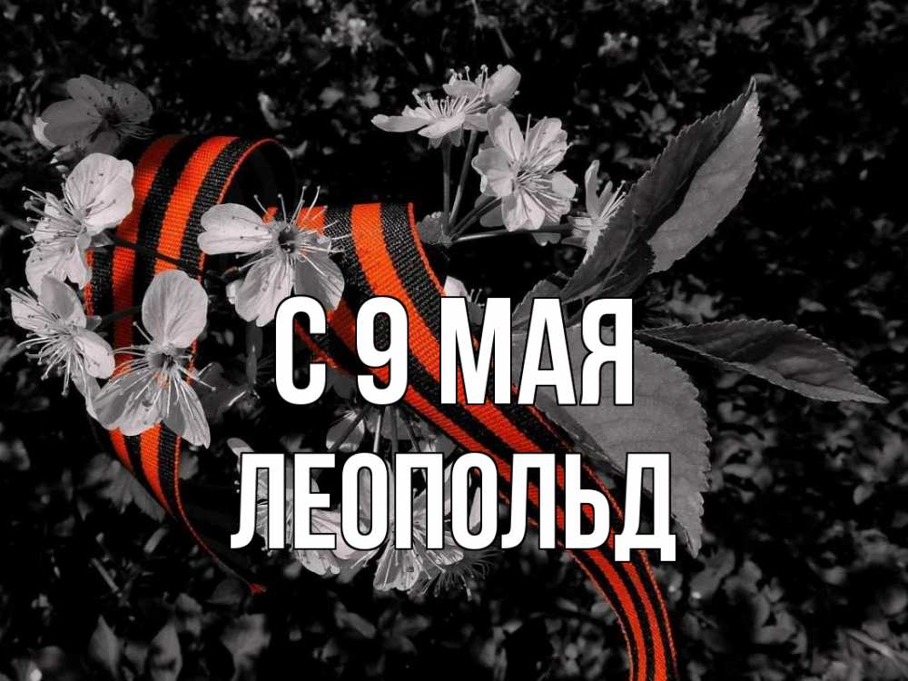 Открытка на каждый день с именем, Леопольд С 9 мая 9 мая Прикольная открытка с пожеланием онлайн скачать бесплатно 