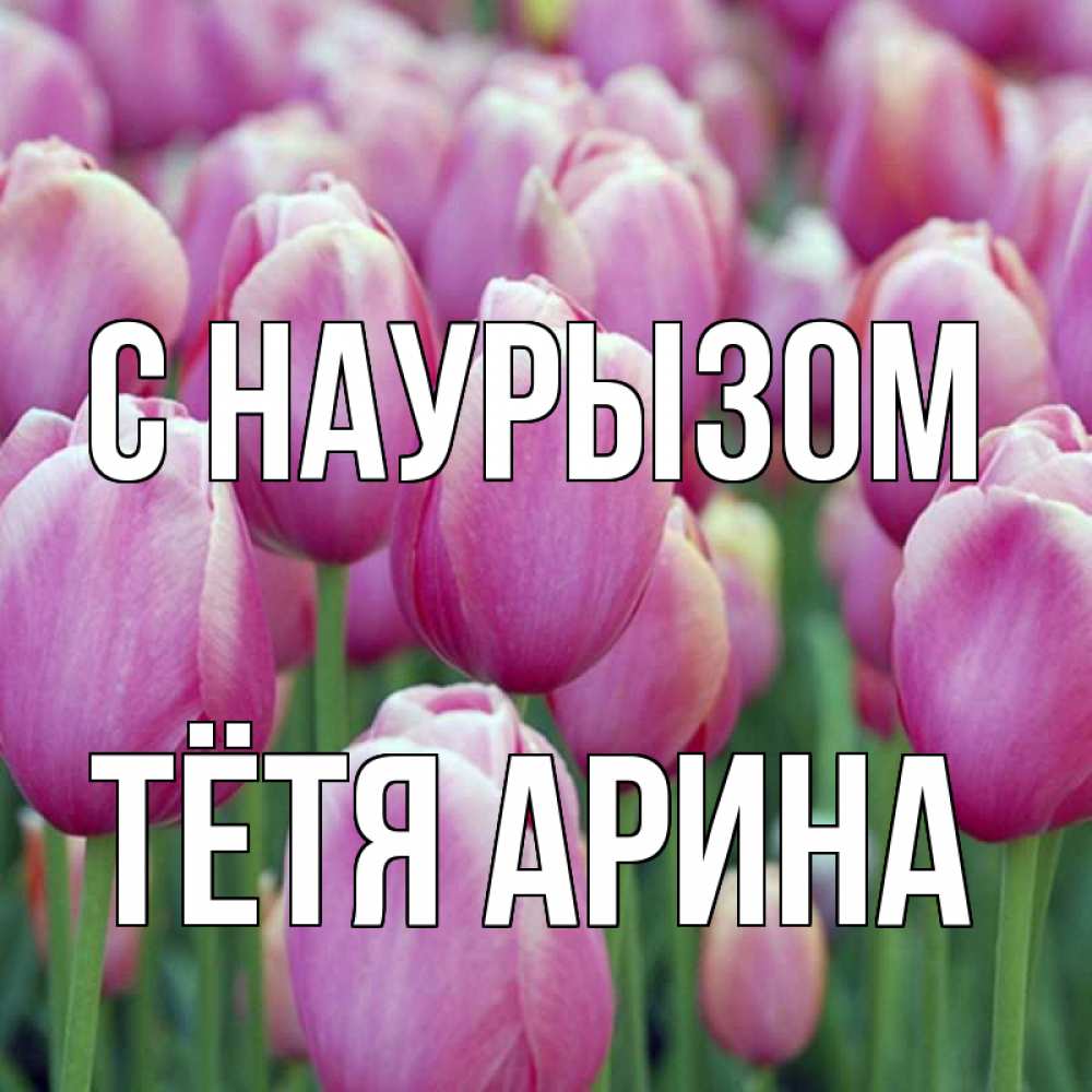 Открытка на каждый день с именем, Тётя-Арина С наурызом праздник весны наурыз 69 Прикольная открытка с пожеланием онлайн скачать бесплатно 