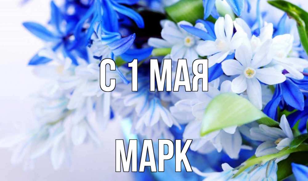 Открытка на каждый день с именем, Марк С 1 мая С 1 мая Прикольная открытка с пожеланием онлайн скачать бесплатно 