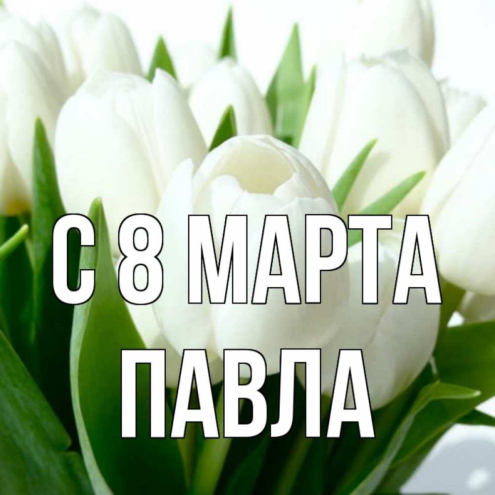 Открытка на каждый день с именем, Павла С 8 марта цветы Прикольная открытка с пожеланием онлайн скачать бесплатно 