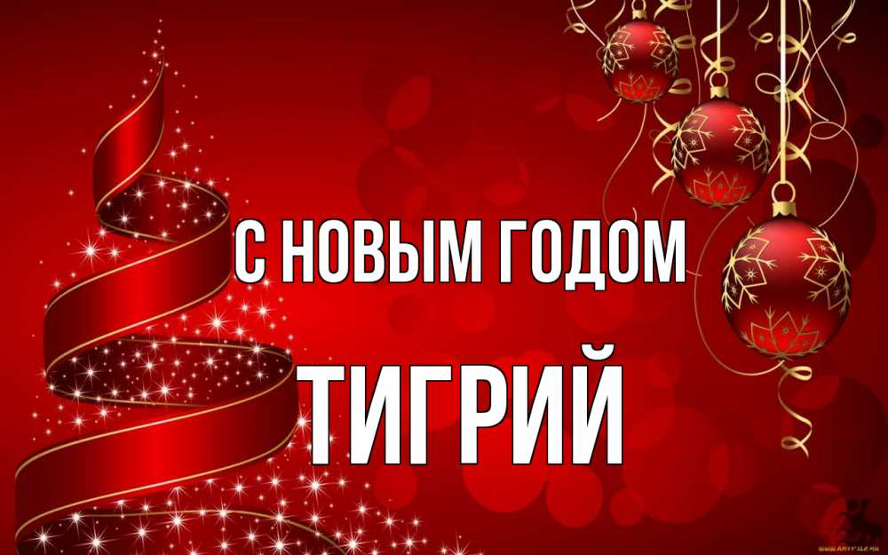 Открытка на каждый день с именем, Тигрий С новым годом новый год Прикольная открытка с пожеланием онлайн скачать бесплатно 