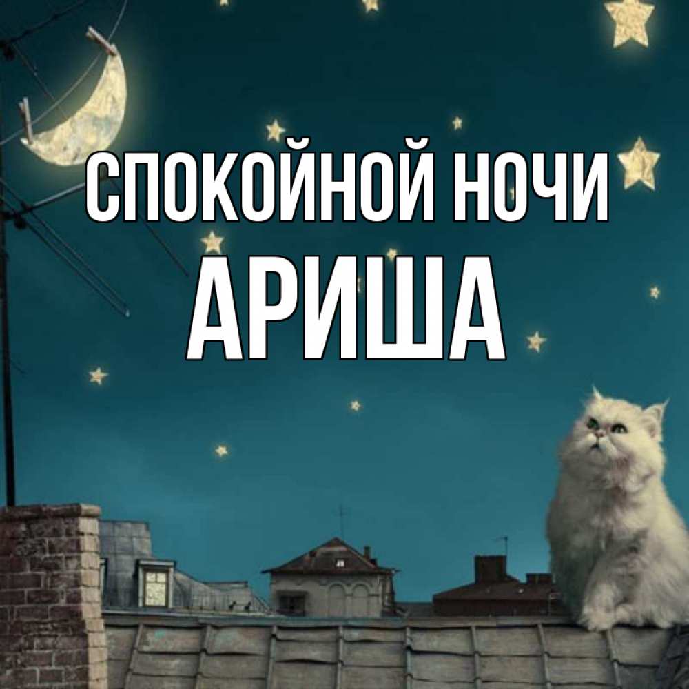 Спокойной ночи ариша картинки