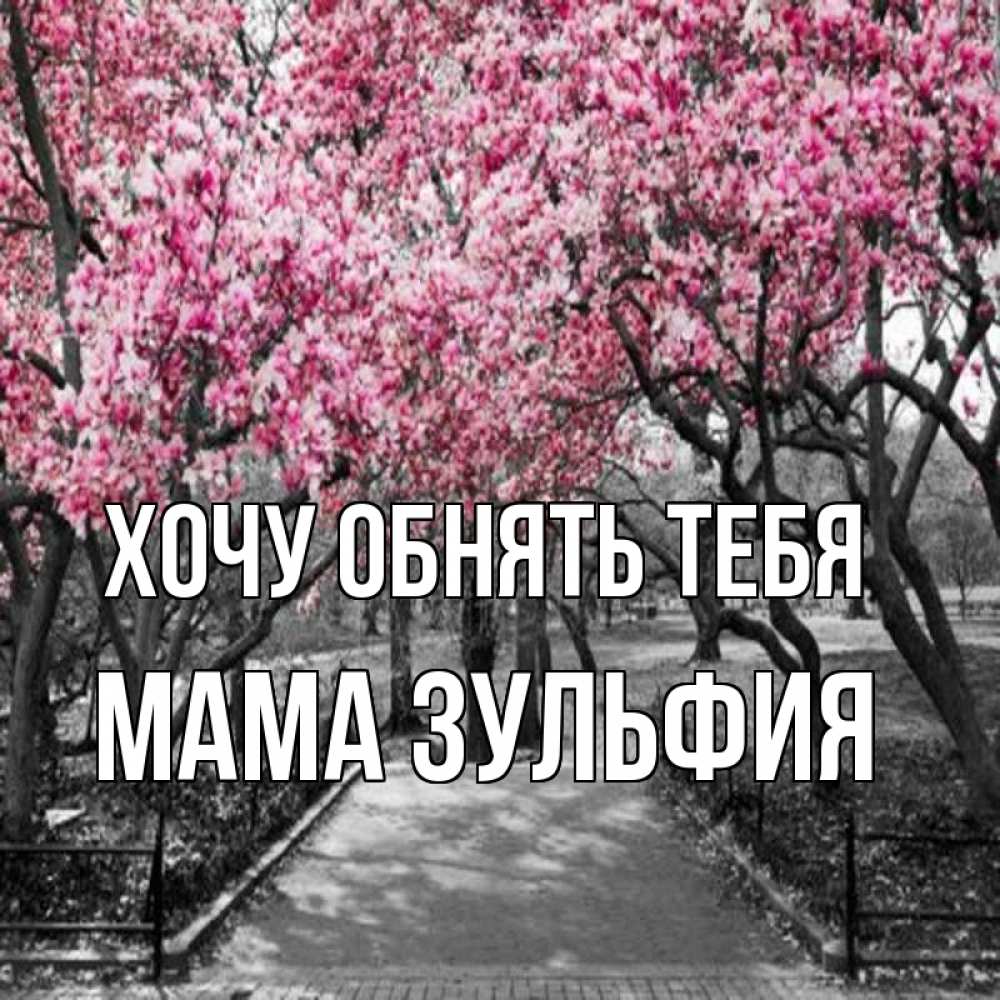 Открытка на каждый день с именем, Мама-Зульфия Хочу обнять тебя обработанное фото Прикольная открытка с пожеланием онлайн скачать бесплатно 