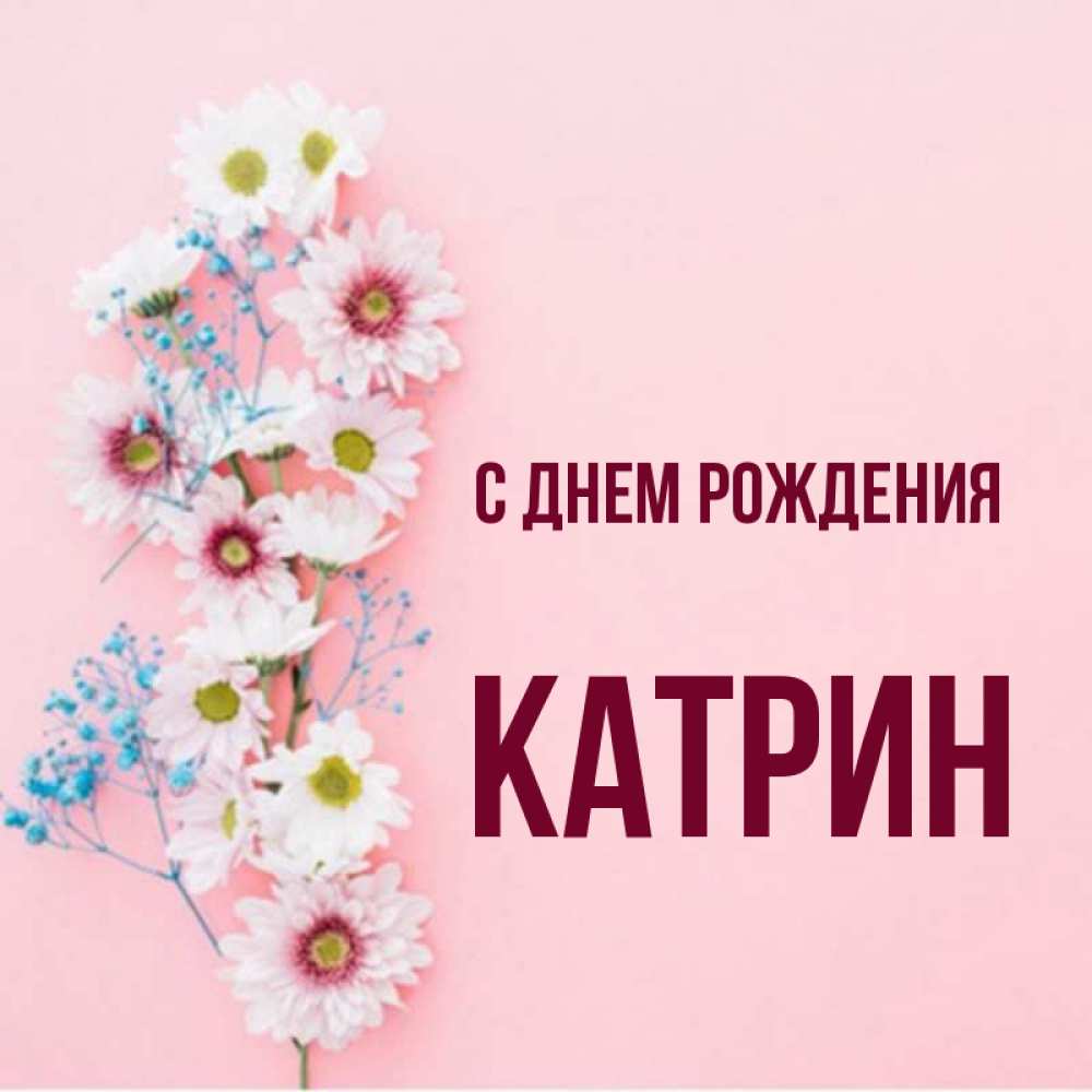 Катрин с днем рождения картинки